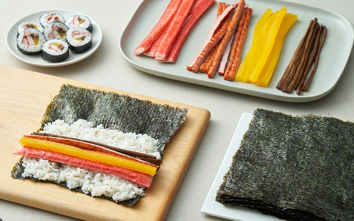 Korean Gimbap Seaweed Sheets – 100 Sheets