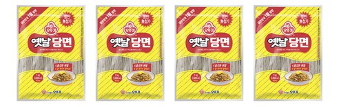 Korean Glass Noodles for Japchae (Dangmyun) 500g (17.6 oz) – 4-Pack