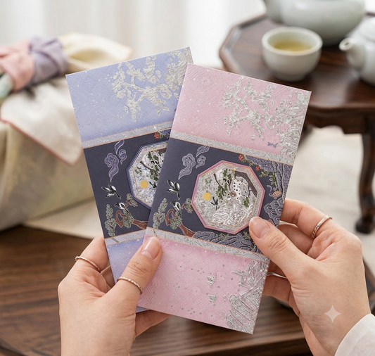 Korean Traditional Money Envelopes – 4 Beautiful Designs, 1 Pack