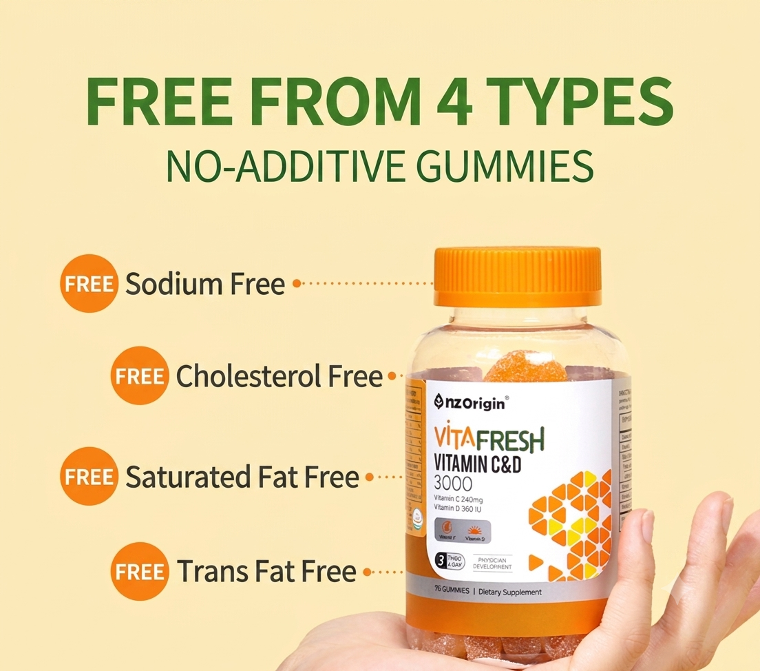 Vita Fresh Vitamin C & D3 Gummies — Immune & Bone Support | 70 Gummies
