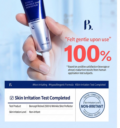 BONCEPT Retinol 2,500 IU Wrinkle Shot Perfector Ampoule 15 mL – 2-Pack